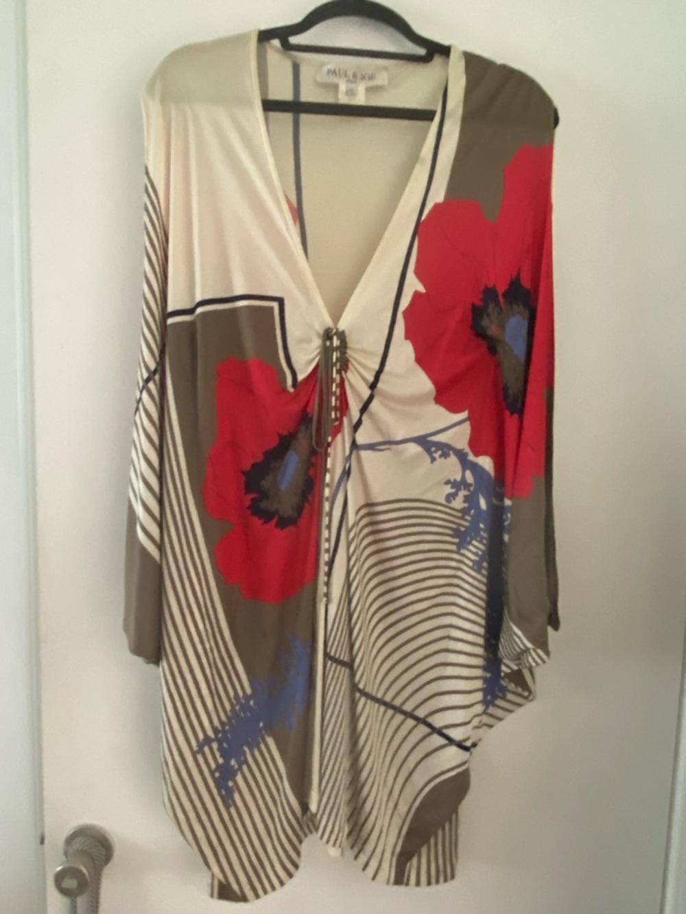 Paul & Joe Cream Labelled Silk-Blend Garment